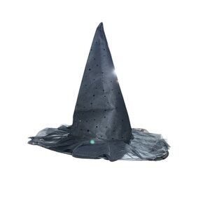 Wicked Elphaba Kids Black Starry Witch Hat